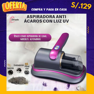 ASPIRADOR ELIMINADOR DE ÁCAROS CON SISTEMA UV